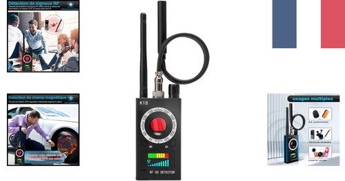 Détecteur anti espion k18 - anti-espion, rf