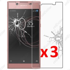 Lot 3 Film protection écran VERRE Trempé Vitre anti casse Sony Xperia L1
