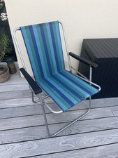 Chaise pliante de camping vintage année 70-80