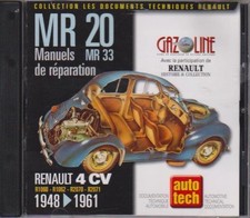 MANUEL DE REPARATION 4CV MR20 MR33 Sur CD GAZOLINE