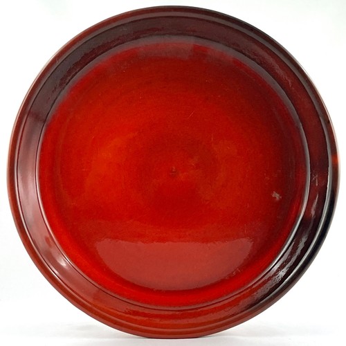 Assiette rouge céramique - rouge,