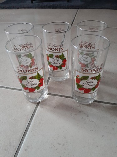 Lot verres sirop - verres,