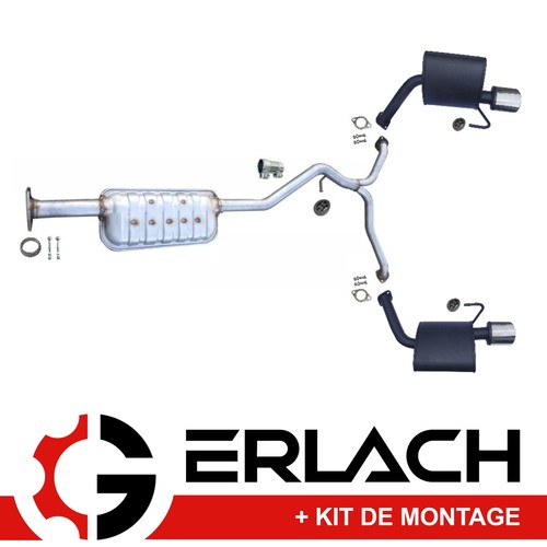 Echappement silencieux pour