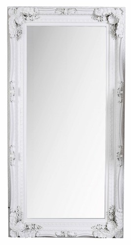 Miroir mural blanc pleine - blanc,