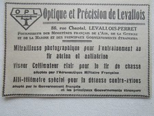 1935-40 PUB OPTIQUE PRECISION