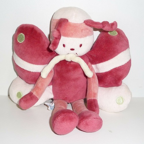 Doudou papillon sucre orge - doudou, d'orge
