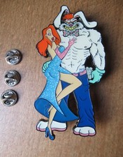 jessica rabbit  v.i.p vintage big pin badge