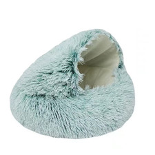 Lit Rond En Peluche Douce Pour
