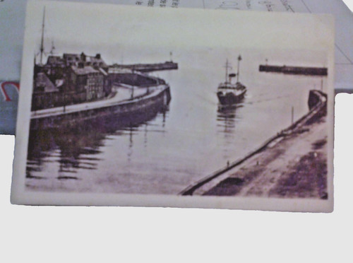 Cpa dieppe entrée du port - 76,,
