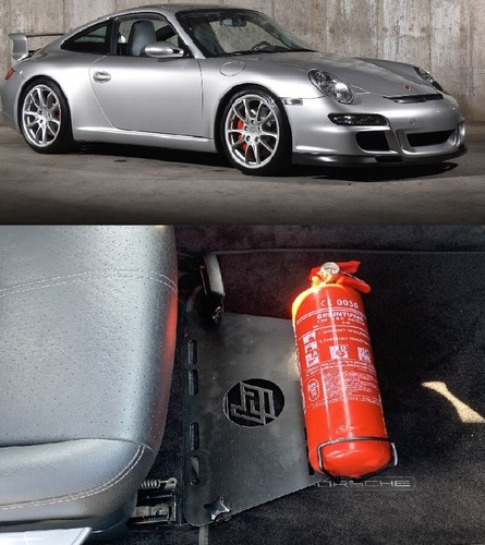 Support extincteur porsche - support, d'extincteur