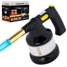 Brûleur à Gaz Allume-Feu Brûleur Soudage Briquet Allumage Piézo + Gaz