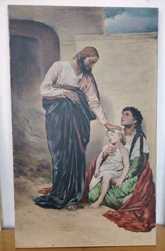 Ancienne peinture huile - ancienne,