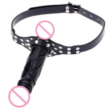 Silicone Gorge Profonde Dildo Bouche Ouverte Gag Plug BDSM Bondage Jouet Sexuel