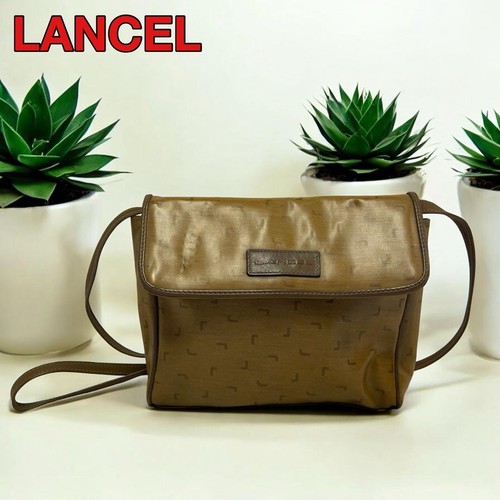 Lancel beige shoulder bag - shoulder, 4a