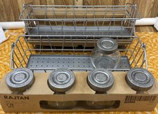 4 IKEA BYGEL Metal Storage