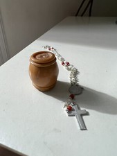 Ancien petit Chapelet miniature noix corozo