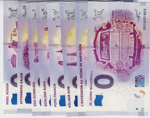 Lot billets touristiques - billets,