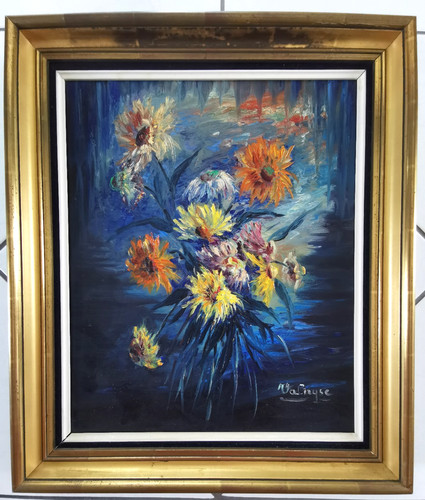 Tableau huile sur toile - , nature