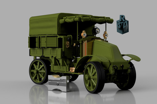 Renault ww1 french truck - renault,