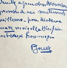 Deux lettres de Paul Jouve