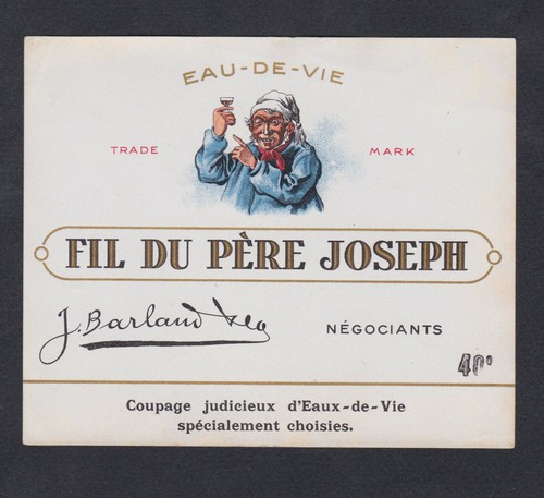 Ancienne étiquette alcool - étiquette,