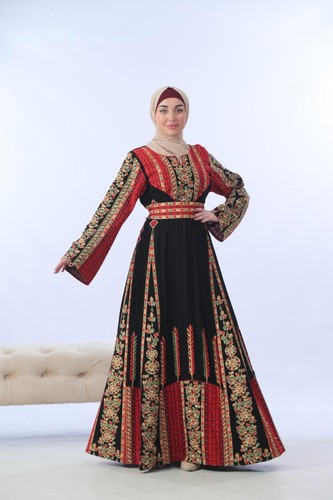 Embroidered luxury thobe - embroidered,