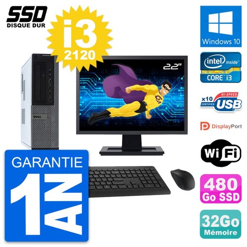 Dell 990 ecran intel - 22",