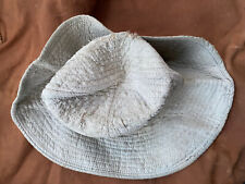 Guerre d'Indochine : chapeau de brousse fabrication locale - rare