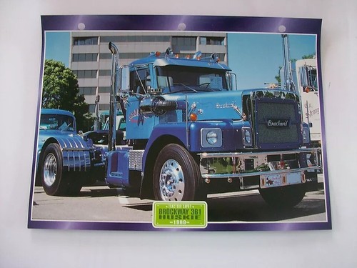 Carte fiche camion tracteur - camion,