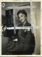 1956 press photo - press, agnes