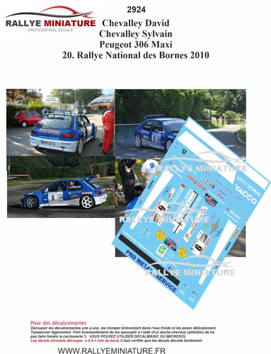 Decals ref 2924 - 1/43,
