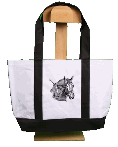 Canvas bag embroidered - canvas,