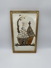 Cadre tableau ailes de papillons vintage - cabinet de curiosité