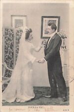 CP POUR LA VIE COUPLE MARIES - 42370