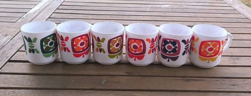 Lot mugs arcopal - 6, mobil