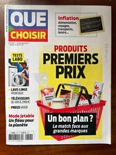 Magazine Que Choisir n°618 du 11/2022; Match des premiers prix/ Pneus hiver/ lav