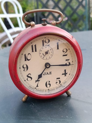 Réveil mécanique jaz ancien - réveil,