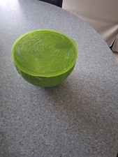 saladier rond avec couvercle vert