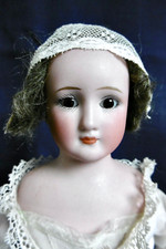 POUPÉE ANCIENNE SIMON & HALBIG PETITE LADY TÊTE/BUSTE BISCUIT - 27cm