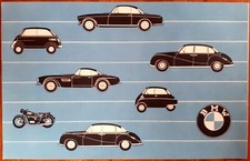 BMW Catalogue Publicitaire 1957 RARE brochure collector BMW 507 503 600 Isetta