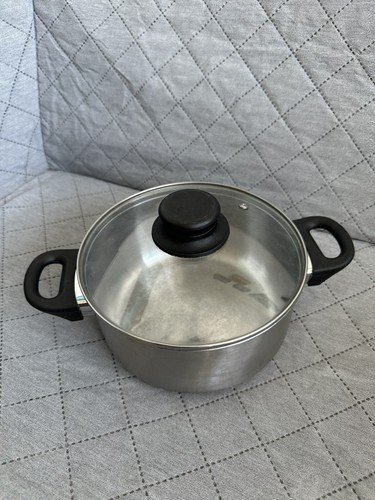 Casserole inox avec - , couvercle