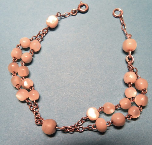 Dizainier double ancien perles - dizainier,