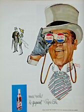 PUBLICITE PRESSE 1963 PEPSI-COLA VOICI VOILA LE GAGNANT- PIERRE TABARY -TURFISTE