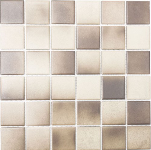 Mosaïque céramique beige - mosaïque, de