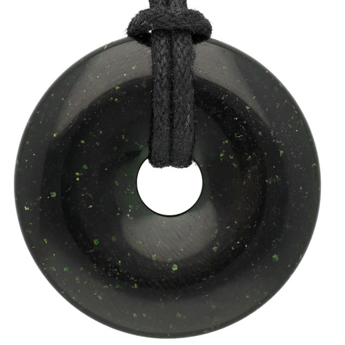 Pendentif donut pierre - donut, en