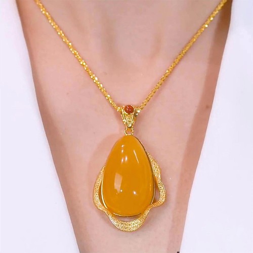 Collier pendentif agate - collier,