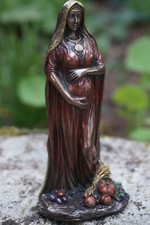 708.8068  FIGURINE DEESSE  GAIA MAGIE  STATUETTE FEMME ENCEINTE NATURE  LUNE PM