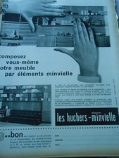 Publicité Advertising 1963  Les Huchers Minvielle Composez votre meuble