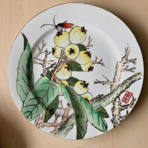 Jolie assiette porcelaine - jolie,