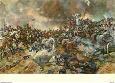 Art - Peinture Histoire - Flameng - Le Caillou - Quartier général de Napoléon Bo